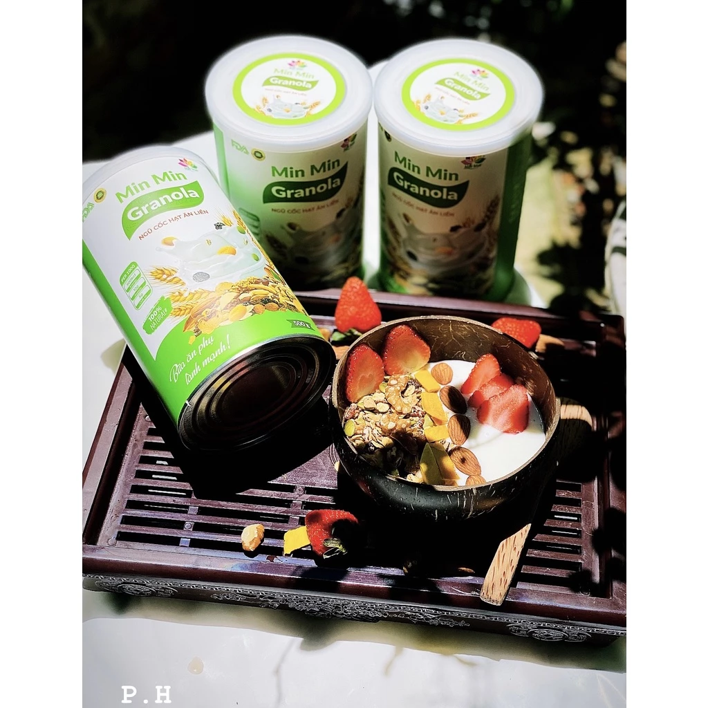 Desire Store, NGŨ CỐC HẠT ĂN LIỀN CHUẨN ORGANIC GRANOLA Minmin 500gr image 4 of 11