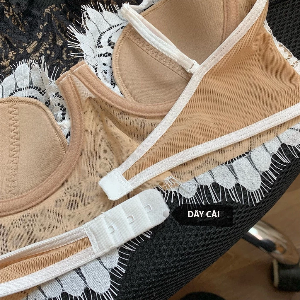 Desire Store, Áo bra ren bralette mỏng sexy gợi cảm mút mỏng có gọng nâng đỡ Desire  ANN-057 image 8 of 10