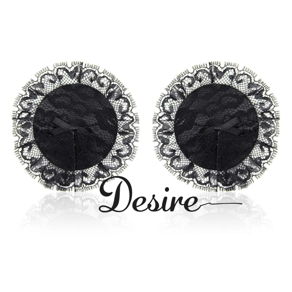 Desire Store, Miếng dán nhũ hoa phong cách Cosplay gợi cảm sexy DESIRE DT-003 - DT-001 đen image 11 of 11