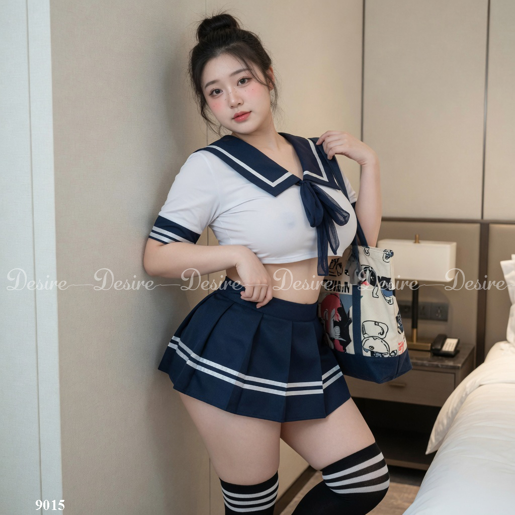 Desire Store, Bộ đồ ngủ cospaly cô nữ sinh có BIGSIZE 7962 image 12 of 18