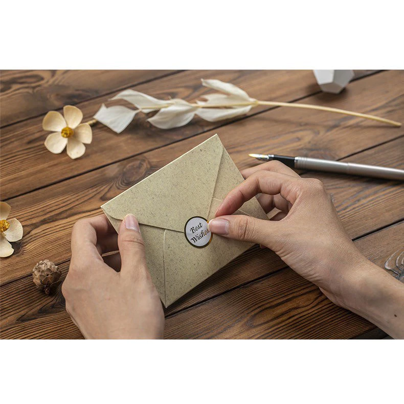 Desire Store, Thiệp kraft cao cấp tranh sơn dầu cao cấp (Bộ 1 thiệp 1 bì) chúc mừng sinh nhật, cảm ơn image 2 of 11