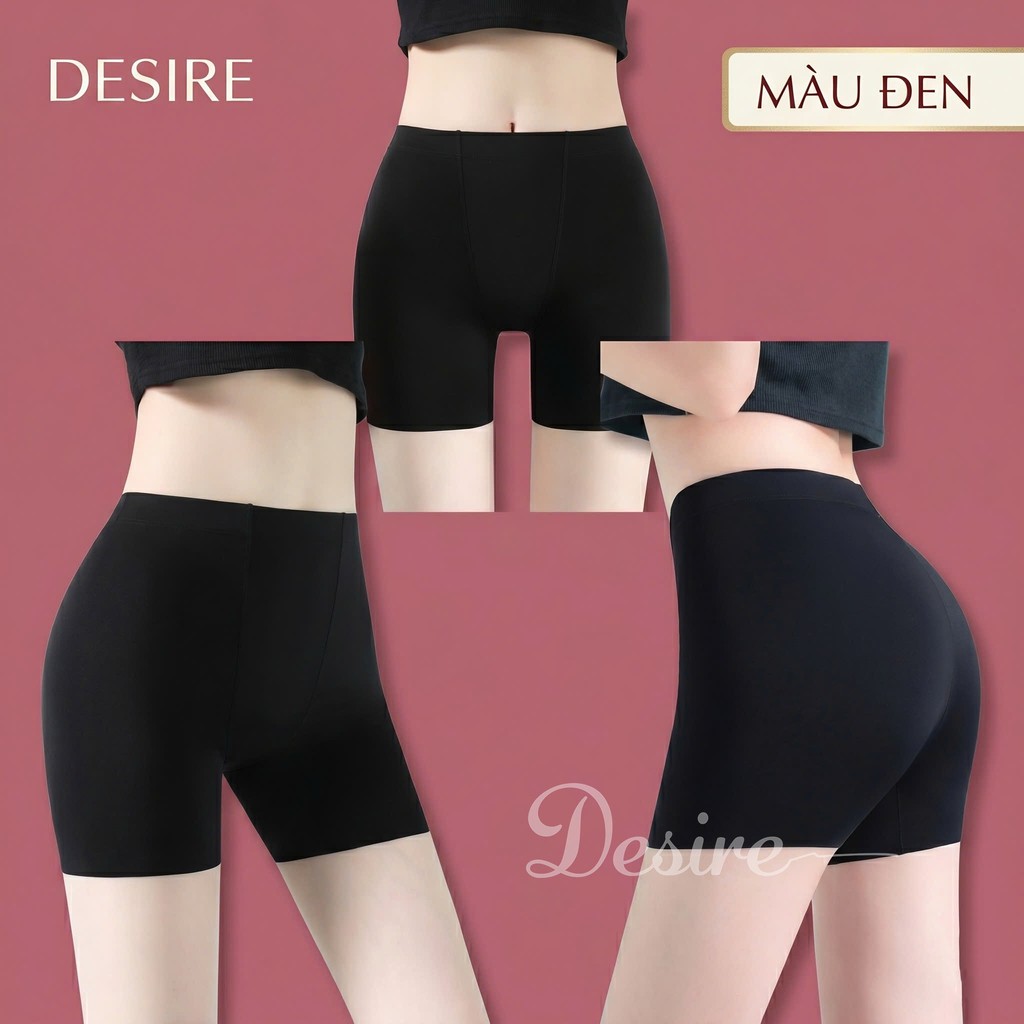 Desire Store, Quần đùi mặc váy chất su lụa lạnh không đường viền chính hãng MYC HOME QL-021 image 6 of 18