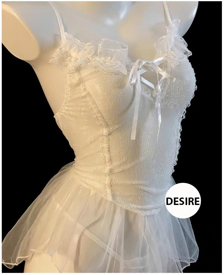Desire Store, Váy đầm ngủ Cosplay kèm quần chip chất ren mềm ôm body sexy cosplay VN-8302 image 7 of 16