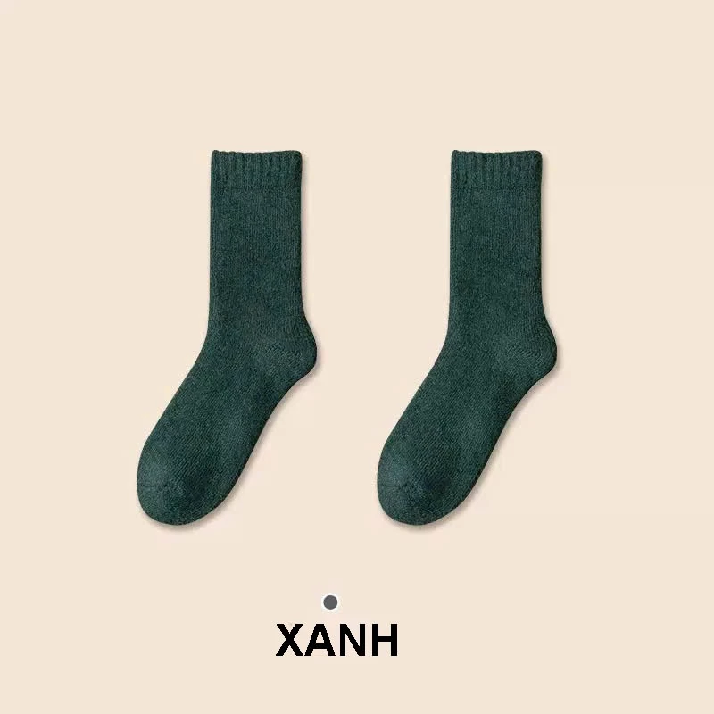 Desire Store, Tất len dày siêu ấm chính hãng BONAS Style Nhật Bản phong cách đơn giản sang trọng MW-1884-2 - Xanh, 5 đôi image 15 of 15