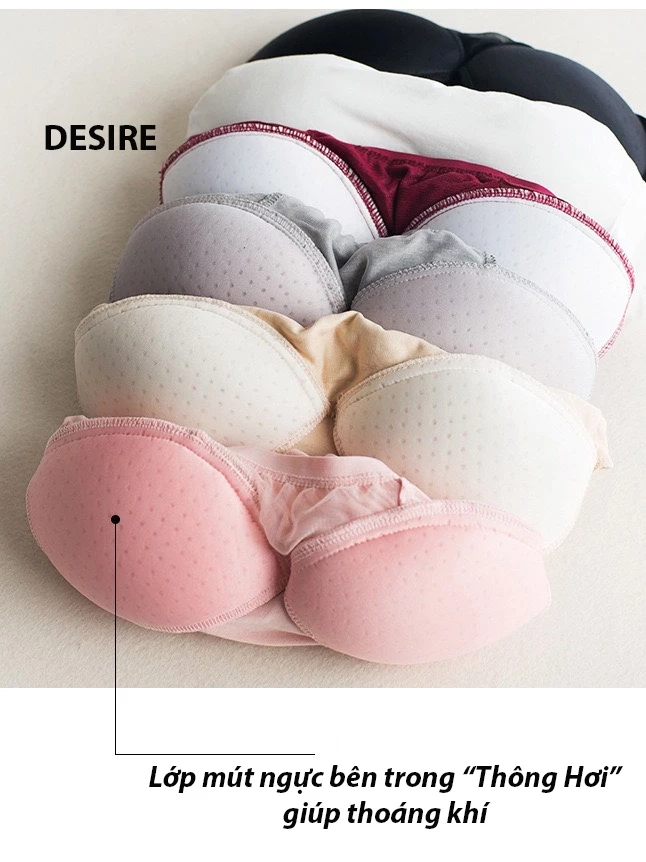 Desire Store, Áo lót hai dây thun Vicose hàng loại 1 cao cấp kèm mút ngực thông hơi A2010 image 14 of 27
