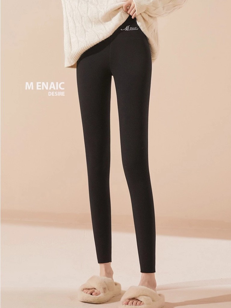 Desire Store, Quần legging M ENAIC lưng cao lót lông cừu nhung mịn giữ nhiệt mùa đông ấm áp định hình dáng QGN-9105014 image 16 of 20