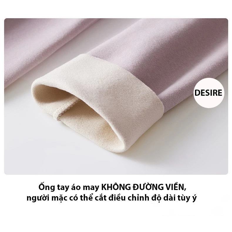 Desire Store, Áo giữ nhiệt Nhung lót sợi nhiệt Derong mềm siêu nhẹ mùa đông ấm áp Áo lót trong giữ nhiệt QGN-9093 image 6 of 17