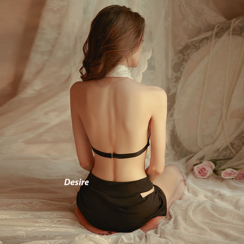 Desire Store, Bộ đồ ngủ cosplay hoá trang Cô thư ký cảnh sát gợi cảm sexy hàng chính hãng GUIRUO QC loại 1 DESIRE VN-1585 image 4 of 9