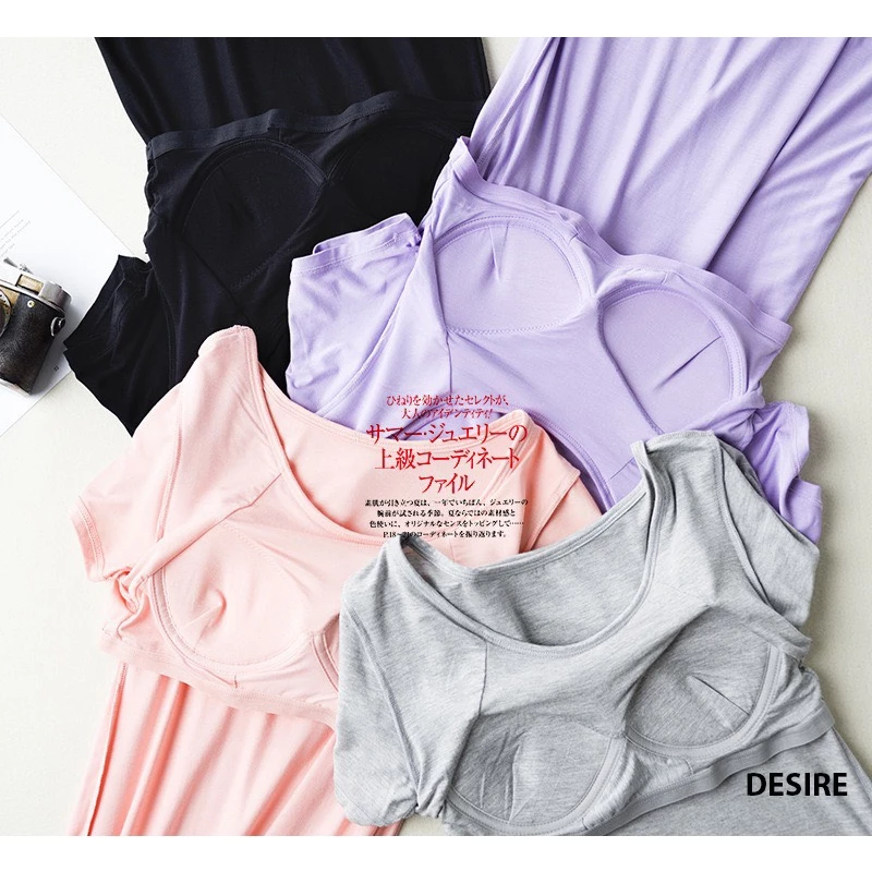 Desire Store, Váy đầm ngắn tay thun Vicose mềm mịn chất 4 chiều có đệm mút ngực DESIRE VNN-0073 image 2 of 12