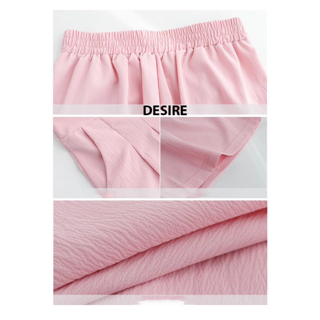 Desire Store, Quần đùi quần short dáng chữ A lưng cao vải lụa lạnh nhẹ nhàng phong cách thể thao QN-08 image 9 of 12