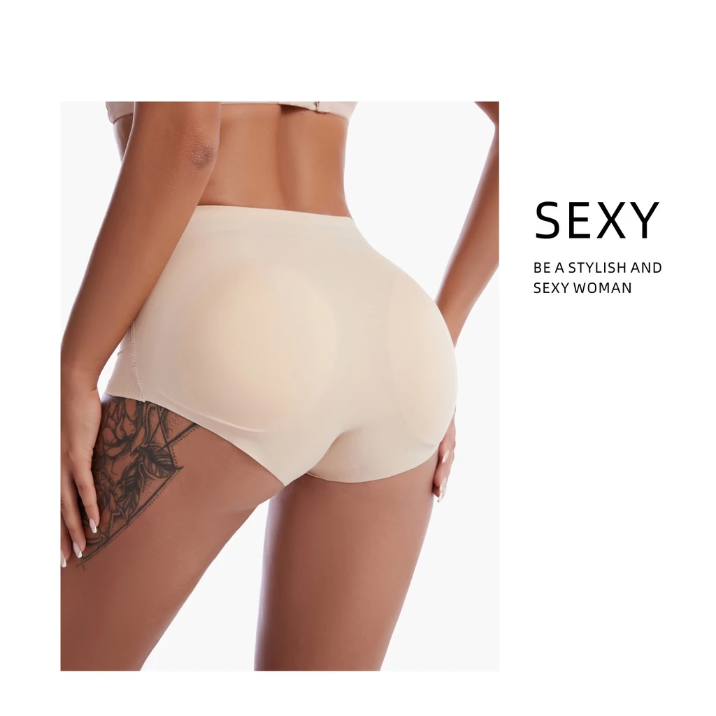 Desire Store, Quần lót độn mông không đường may cao cấp chất su đúc dày dặn form chuẩn DESIRE QLN-261 - Nude, XL image 10 of 11