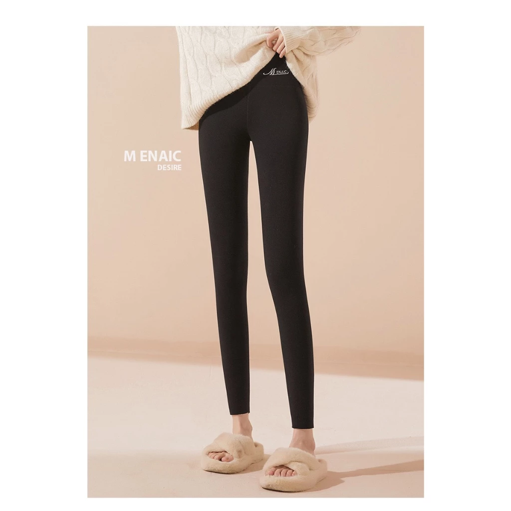 Desire Store, Quần legging M ENAIC lưng cao lót lông cừu nhung mịn giữ nhiệt mùa đông ấm áp định hình dáng QGN-9105014 image 8 of 20