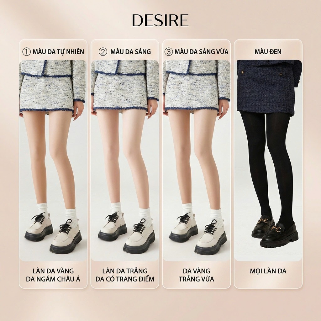Desire Store, Quần Tất BONAS Chính Hãng 80D 200D 480D - Che Khuyết Điểm, Giữ Ấm, Chống Xước, Chống Tĩnh Điện T-013 image 2 of 21