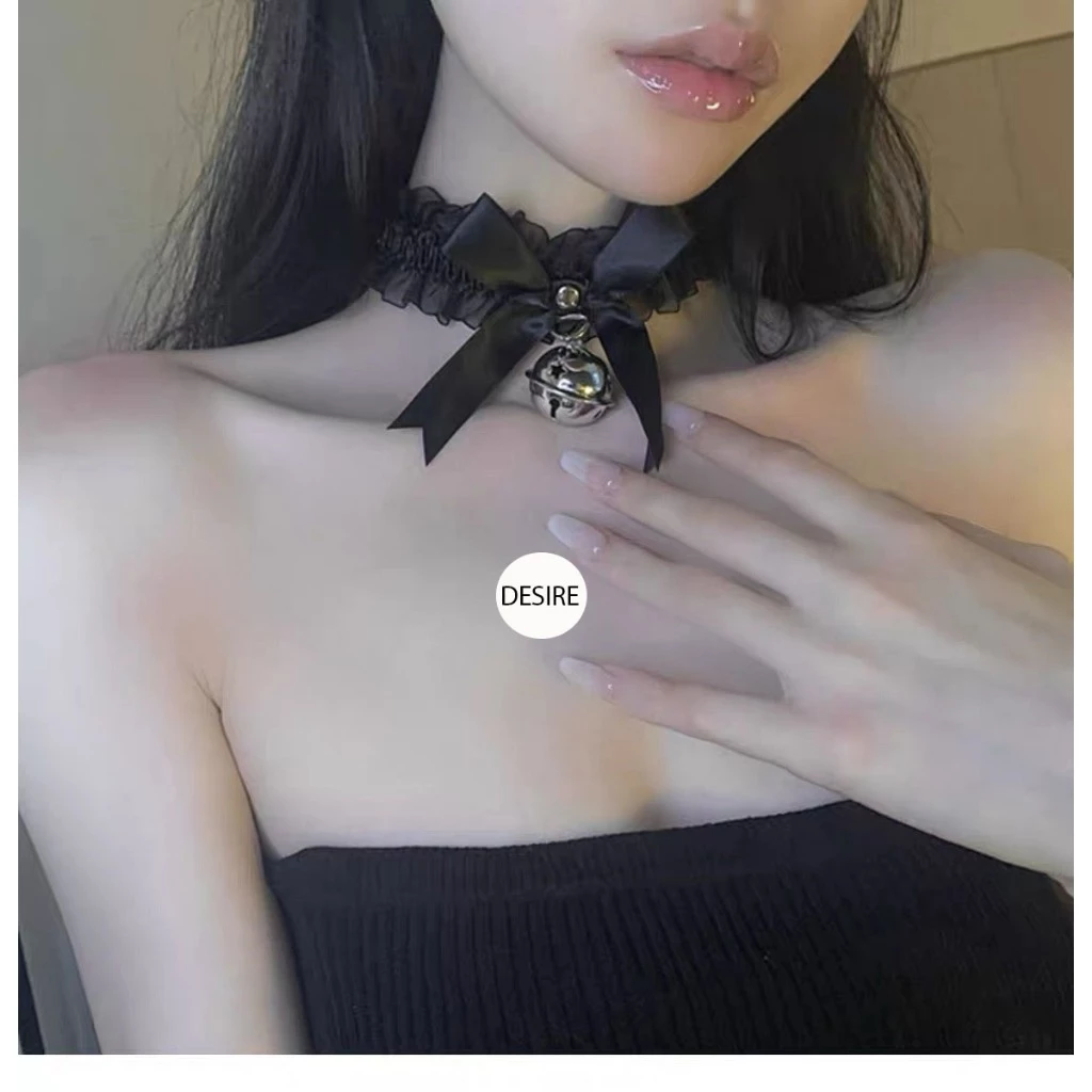 Desire Store, Vòng cổ Chocker bằng ren xinh xắn - Phụ kiện cosplay phòng ngủ gợi cảm VC-002 image 4 of 14