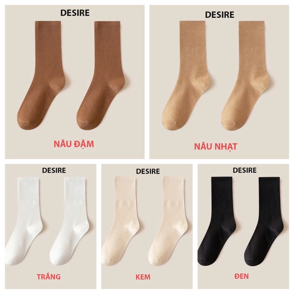 Desire Store, Tất len nữ cổ cao chính hãng BONAS Style Nhật Bản chất đẹp cao cấp phong cách đơn giản sang trọng MW-1887 - Màu ngẫu nhiên, 5 đôi image 15 of 15