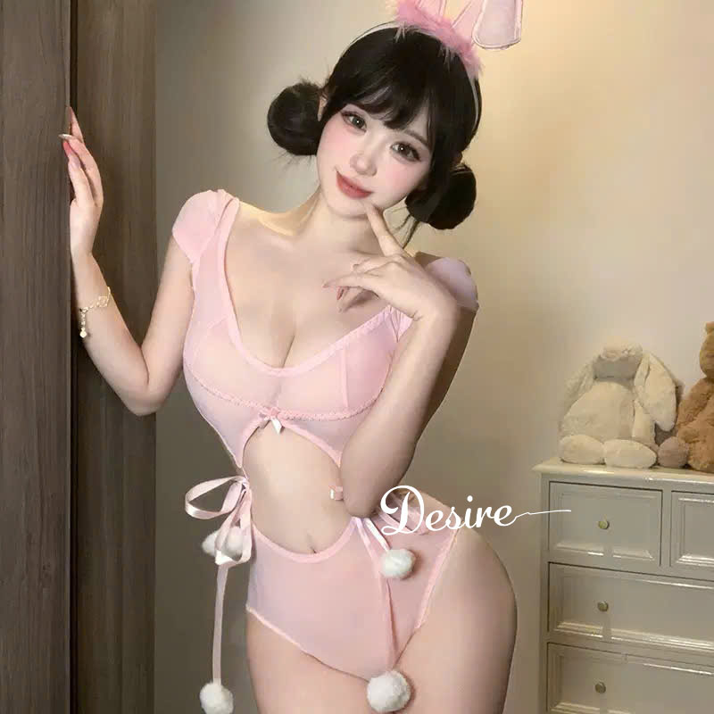 Desire Store, Bộ Cosplay Thỏ cột dây chất ren mềm mịn gợi cảm sexy DESIRE VN-6149 image 9 of 20