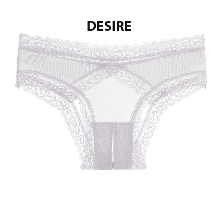 Desire Store, Quần lót ren xẻ mông phong cách gợi cảm sexy QL-010 - Trắng (Lẻ 1 quân), L (55-65kg) image 10 of 14