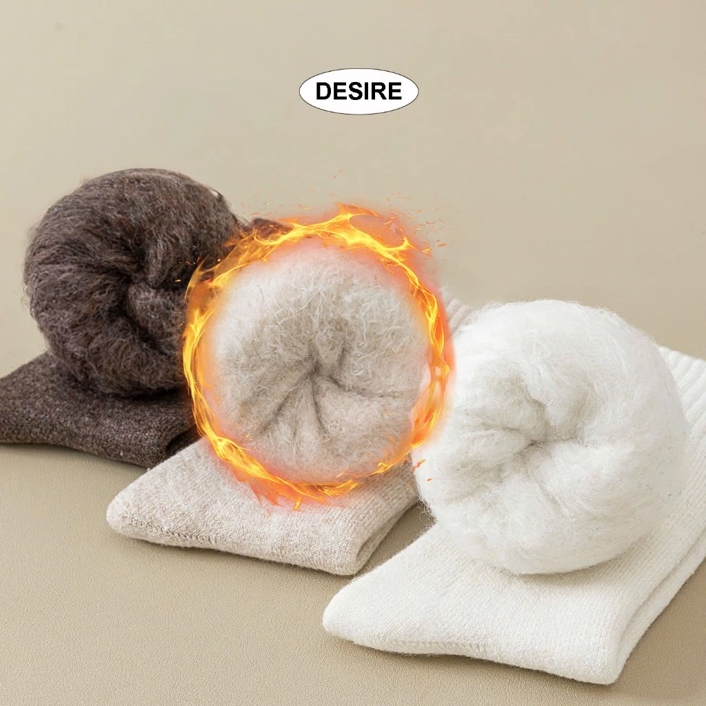 Desire Store, Tất Len Lót Lông dày mềm mịn cao cấp giữ nhiệt siêu ấm chống lạnh tuyệt đối chính hãng BONAS MW1517 image 5 of 14