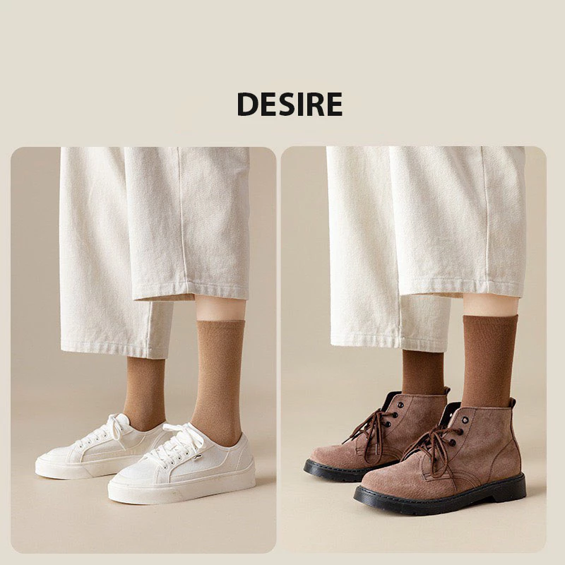Desire Store, Tất len nữ cổ cao chính hãng BONAS Style Nhật Bản chất đẹp cao cấp phong cách đơn giản sang trọng MW-1887 image 3 of 15