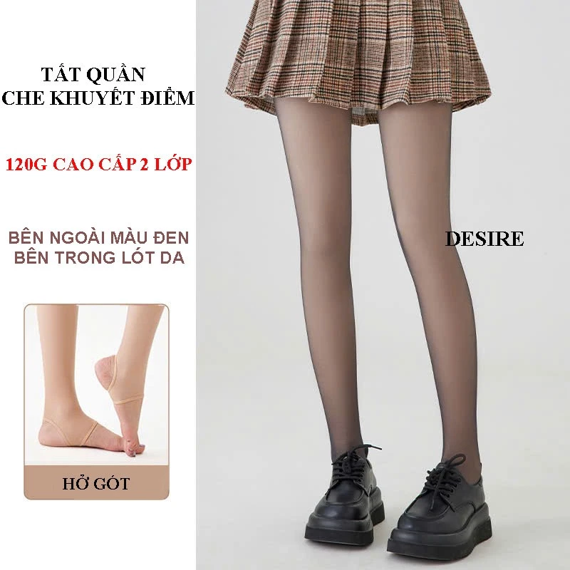 Desire Store, Tất quần đen lót da 120G dày hai lớp lót nỉ giữ ấm che khuyết điểm định hình dáng CHÍNH HÃNG BONAS T-014 - 120 Đen lót da hởgót image 8 of 13