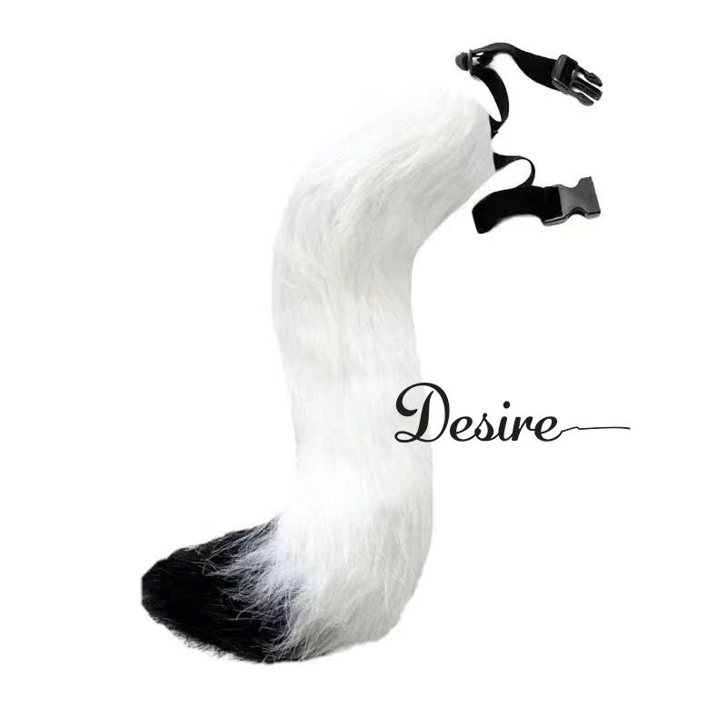 Desire Store, Đuôi cáo - Combo phụ kiện Cosplay, Hoá trang DESIRE DC-001 - Đuôi lẻ trắng đen image 11 of 13