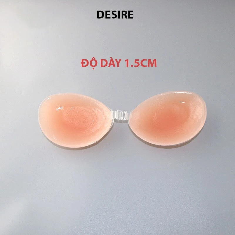Desire Store, Áo dán ngực - Miếng dán ngực silicon tự dính - chuyên dùng mặc áo hở lưng, khoét cổ sâu  ANN-0022 - Dày 1,5cm, C image 17 of 17