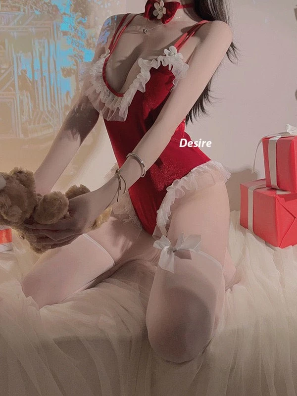 Desire Store, Bộ đồ ngủ liền thân cosplay hoá trang CÔ NÀNG THỎ hàng chính hãng GUIRUO QC loại 1 DESIRE VN-590 image 11 of 20