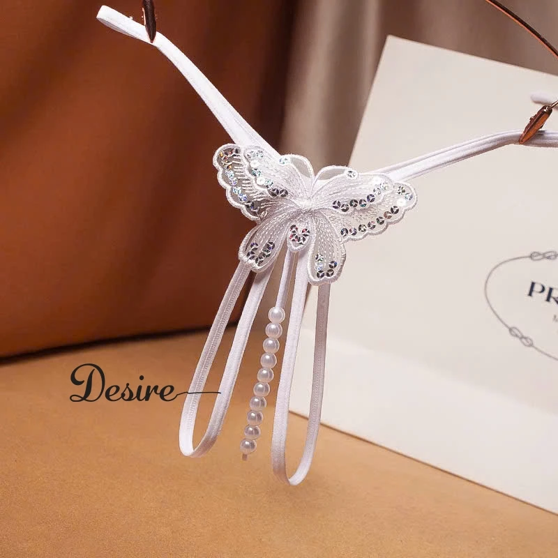 Desire Store, Quần lót lọt khe hình cánh bướm sexy gợi cảm QL-2242 - Trắng, 3 quần image 10 of 12