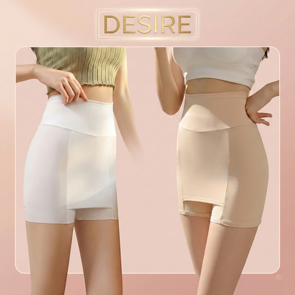 Desire Store, Quần Đùi Mặc Váy Có Vạt Chống lộ chất SU LỤA Không đường viền Thoáng Mát Quần bảo hộ DESIRE QL-027-1 image 2 of 22