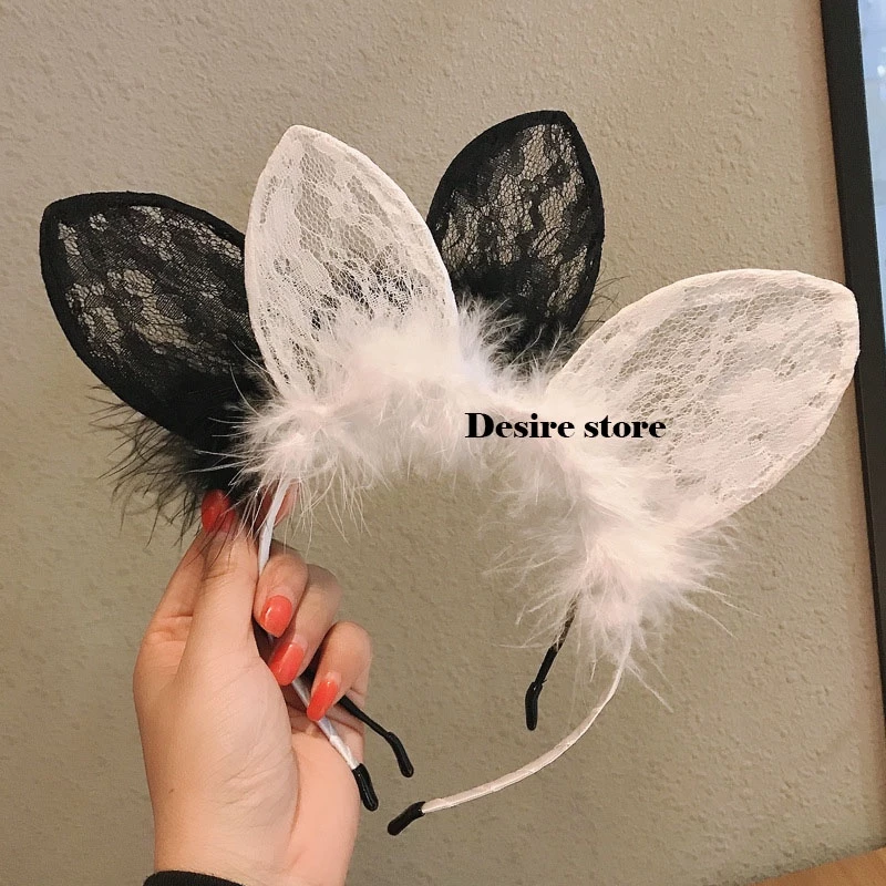 Desire Store, Bờm - Cài tóc Tai thỏ tai mèo hoá trang cosplay phong cách gợi cảm sexy W-13 image 5 of 29
