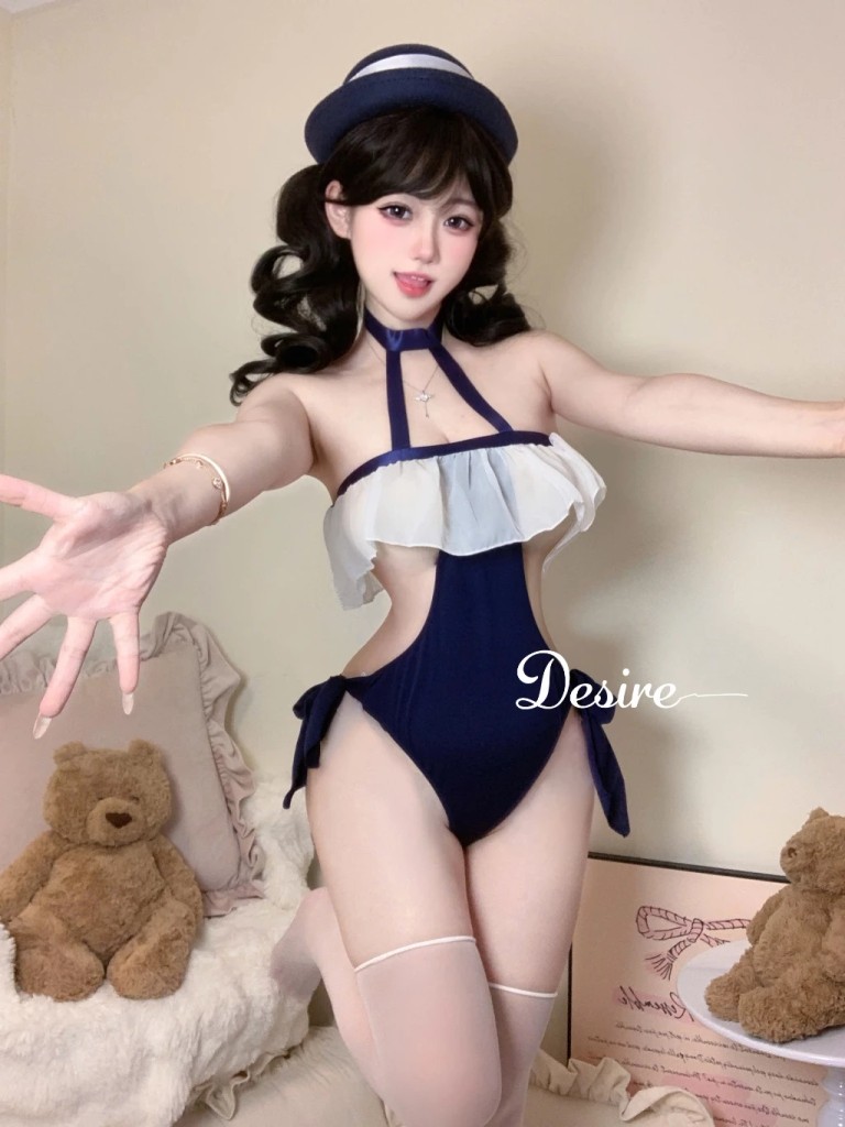 Desire Store, Bộ đồ ngủ liền thân bodysuit chất liệu thun mềm gợi cảm DESIRE VN-2945 image 4 of 10