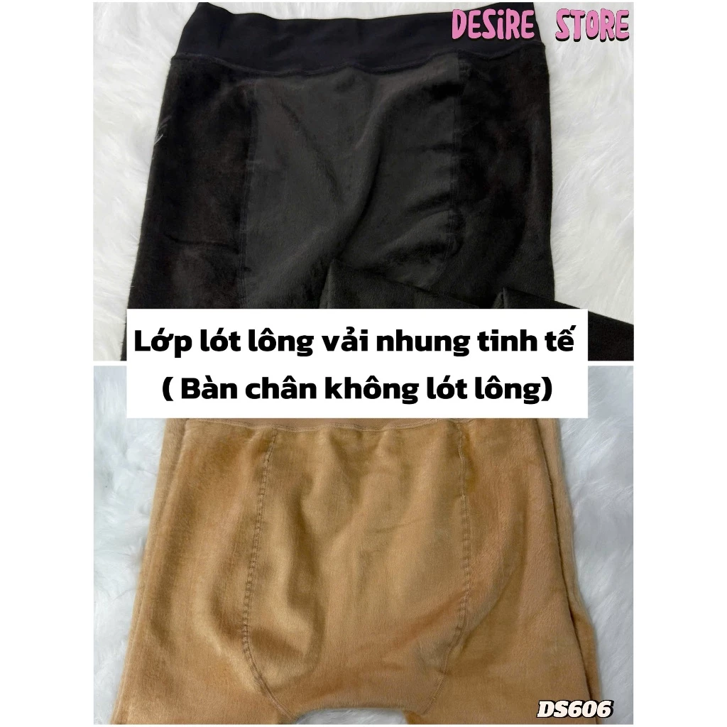 Desire Store, Quần Tất Nữ Lót Lông BIGSIZE (80-100kg) Siêu Co Giãn Mềm Mại Ấm Áp DS606 - Phù Hợp Mùa Đông image 2 of 11