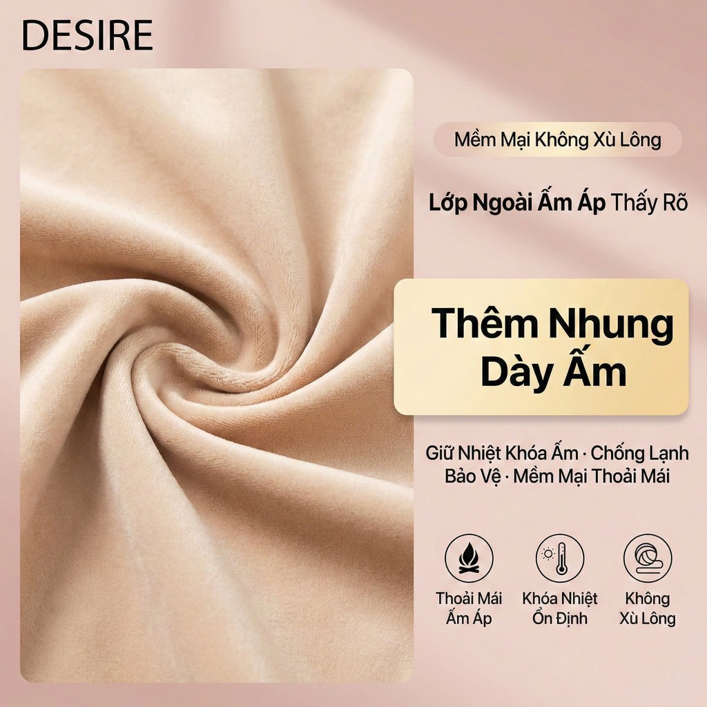 Desire Store, Quần Tất Nữ Dày Lót Lông Mềm Mại Ấm Áp Chính Hãng Bonas KW002 - Phù Hợp Mùa Đông image 5 of 17