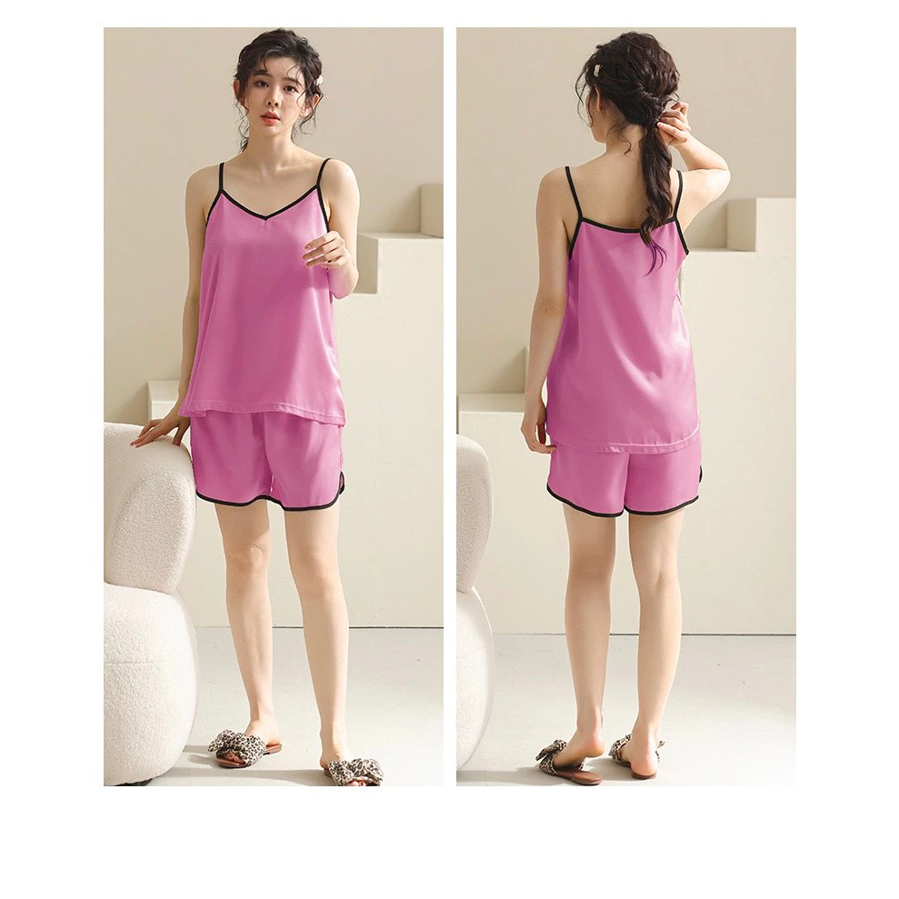 Desire Store, Đồ bộ hai dây lụA mặc nhà mịn mát DBN-0028 image 7 of 10