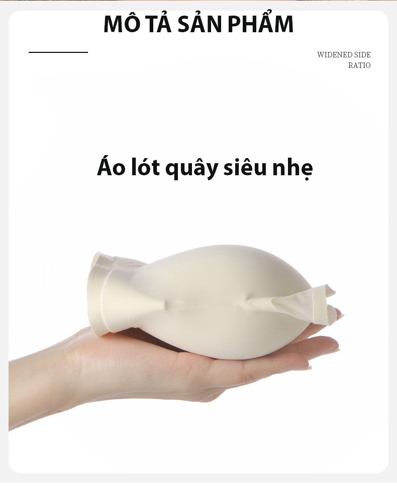 Desire Store, Áo lót quây CHỐNG TỤT nâng ngực su Áo cup ngực không dây không gọng Desire 401 image 2 of 13