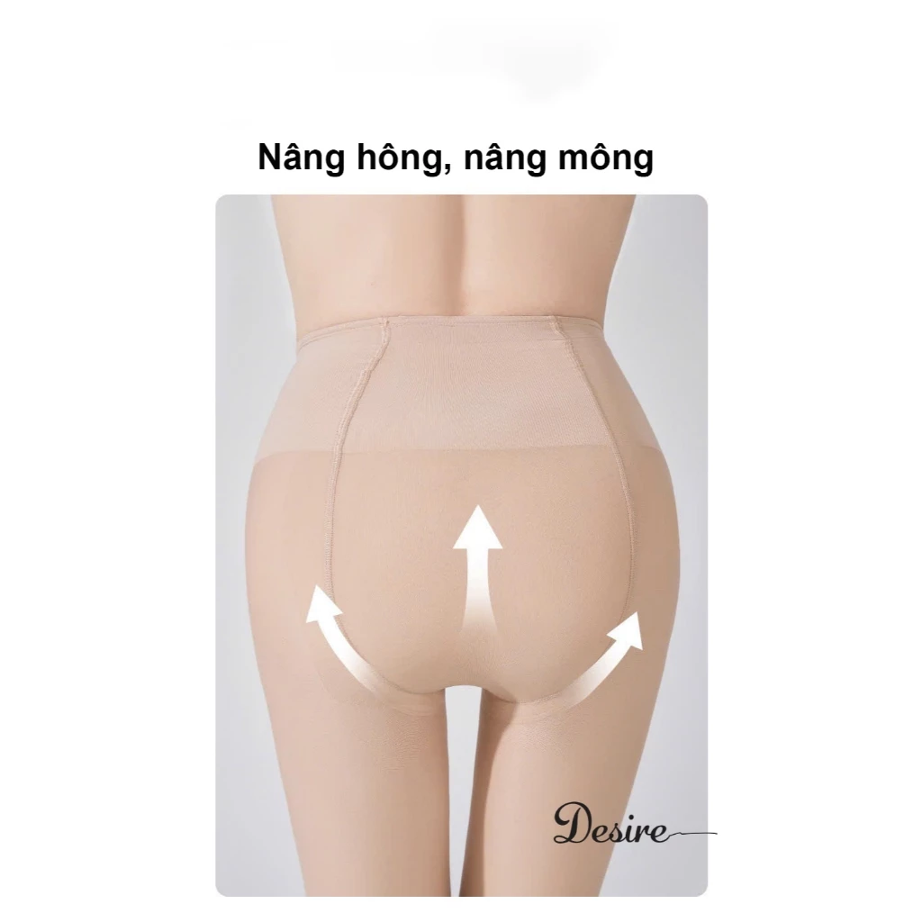 Desire Store, Quần tất nữ BIGSIZE (60-85KG) Dày 160G hai lớp lót nỉ giữ ấm che khuyết điểm định hình dáng BONAS DS2051 image 6 of 11