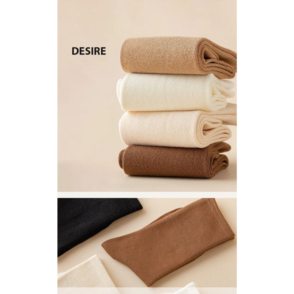 Desire Store, Tất len nữ cổ cao chính hãng BONAS Style Nhật Bản chất đẹp cao cấp phong cách đơn giản sang trọng MW-1887 image 4 of 15