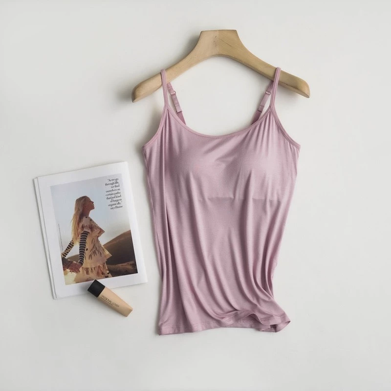 Desire Store, Áo lót hai dây thun Vicose hàng loại 1 cao cấp kèm mút ngực thông hơi A2010 image 8 of 27