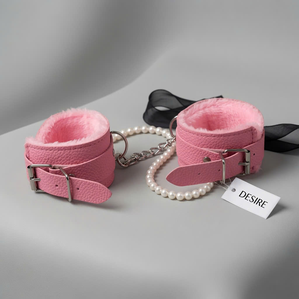Desire Store, 3080 Còng Tay Bằng Da Cao Cấp Lót Bông Mềm Mại - BDSM - Phụ Kiện Cosplay Đồ Ngủ Quyến Rũ DESIRE (3080 Premium Leather Handcuffs with Soft Cotton Lining – BDSM – Seductive Lingerie & Cosplay Accessory (DESIRE)) image 5 of 11