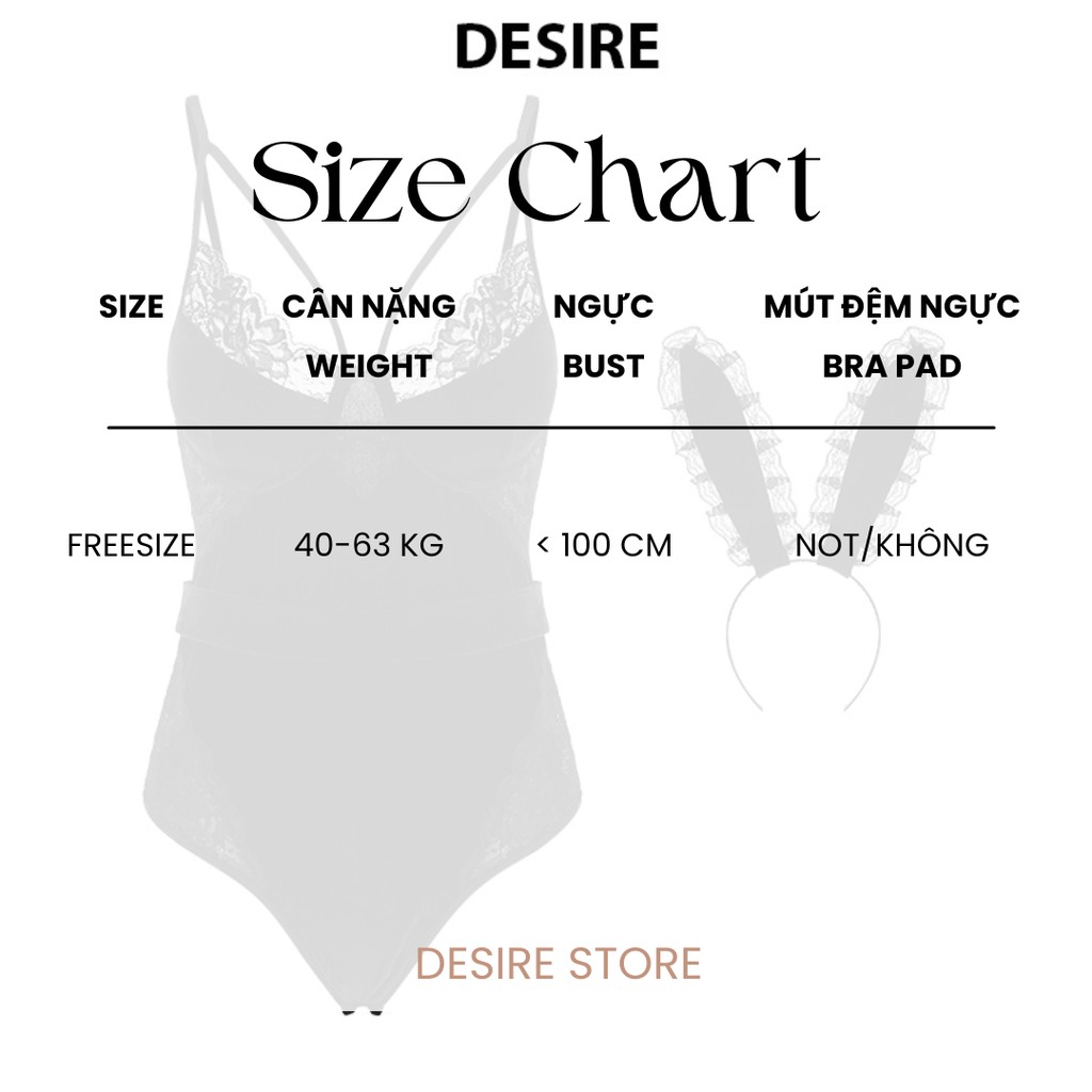 Desire Store, Bộ đồ ngủ Cosplay CÔ NÀNG THỎ ĐEN HUYỀN BÍ đầm ngủ nhung sexy gợi cảm DESIRE VN-604 image 6 of 8