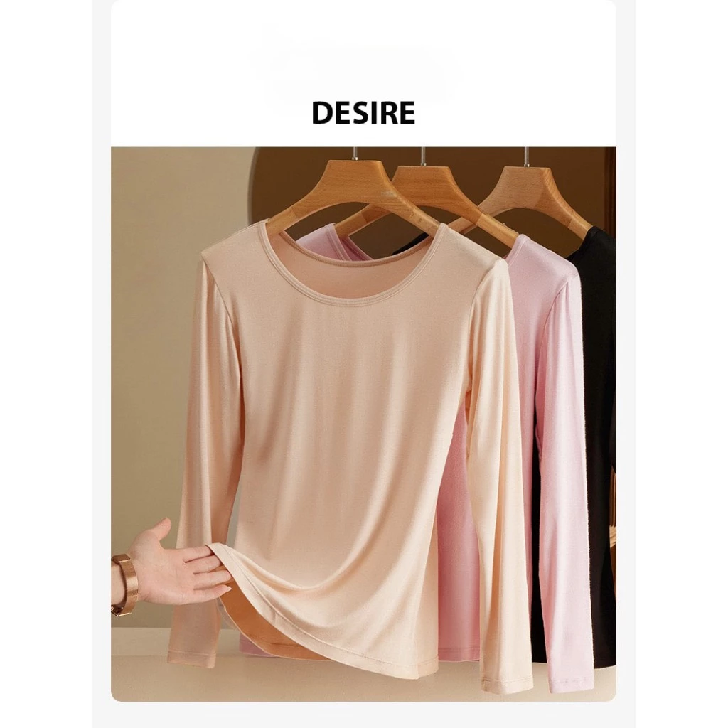 Desire Store, Áo dài tay ôm thun chất Vicose ủ kem chống nắng, lót trong giữ nhiệt mùa thu đa dụng A601- Q602 image 9 of 18