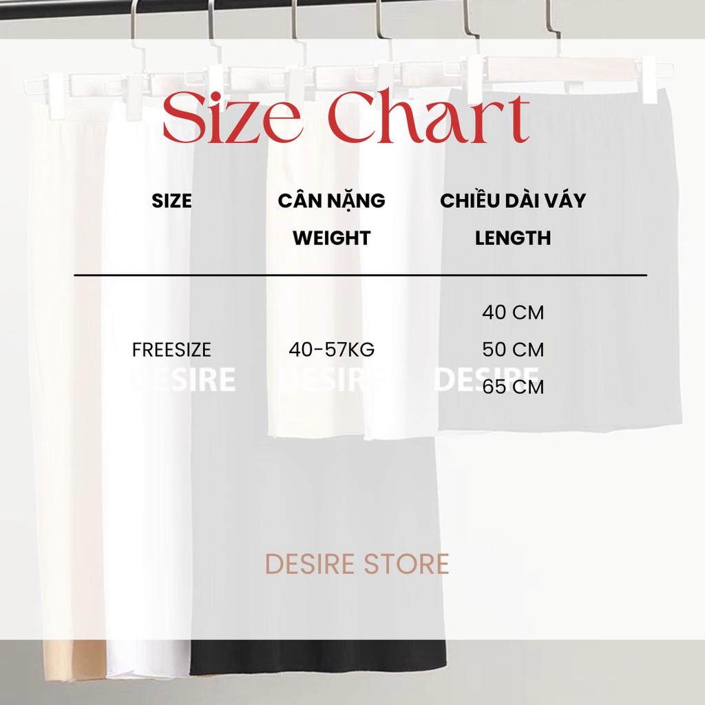 Desire Store, Chân váy lót dáng ôm Thun Modal (Gỗ sồi) co dãn mát mịn Chân váy mặc lót trong VNN-0098 image 10 of 16