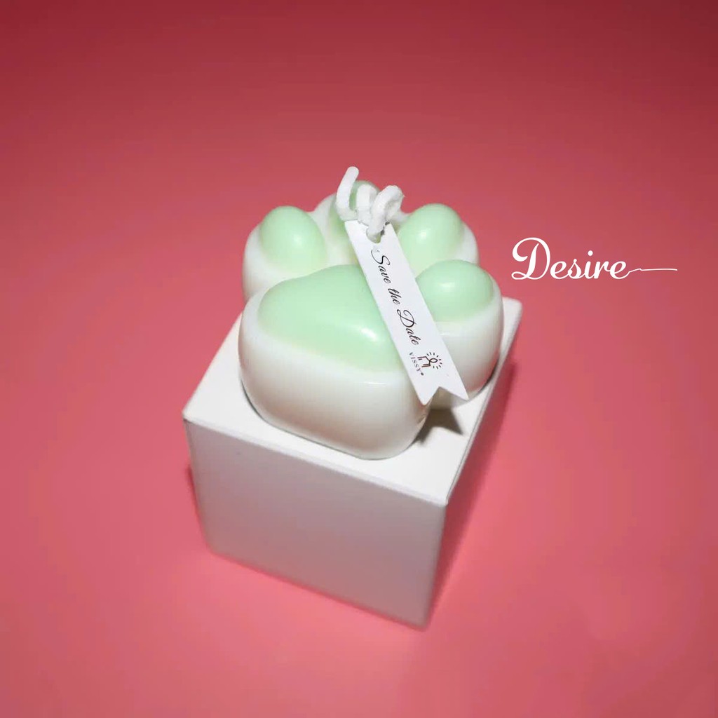 Desire Store, Nến bàn chân mèo tình yêu lãng mạn - nến phòng the mùi thơm sang trọng NN-01 (Romantic "Cat's Paw" Candle – Luxurious Scented Candle for the Bedroom DESIRE-NN-01) - Xanh lá image 8 of 8