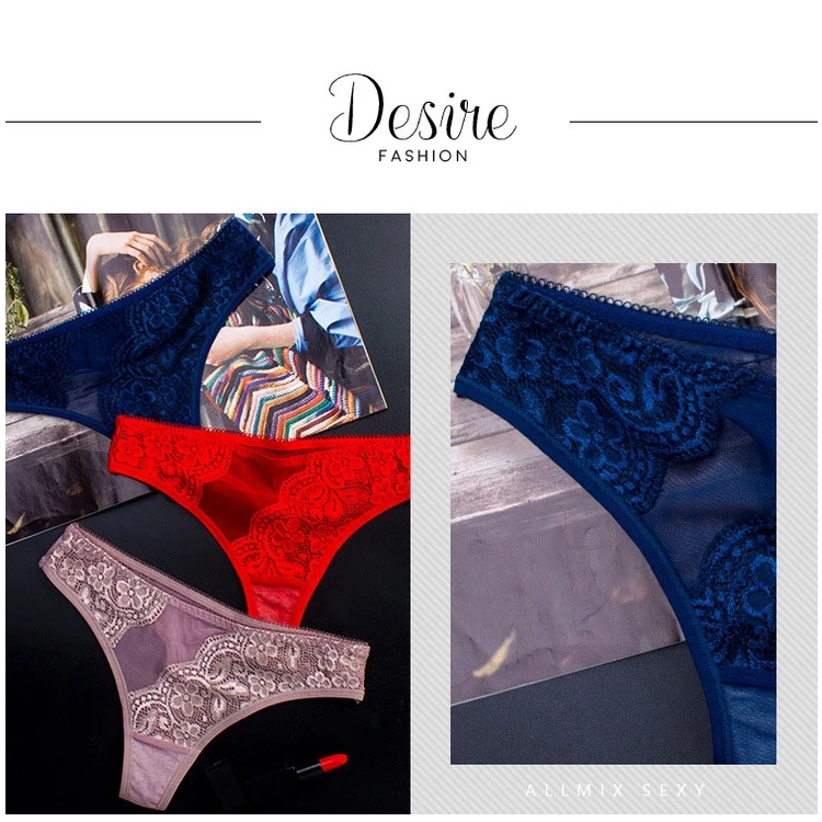Desire Store, Quần lọt khe ren sexy QLN-0064 - Xám, Freesize image 11 of 11