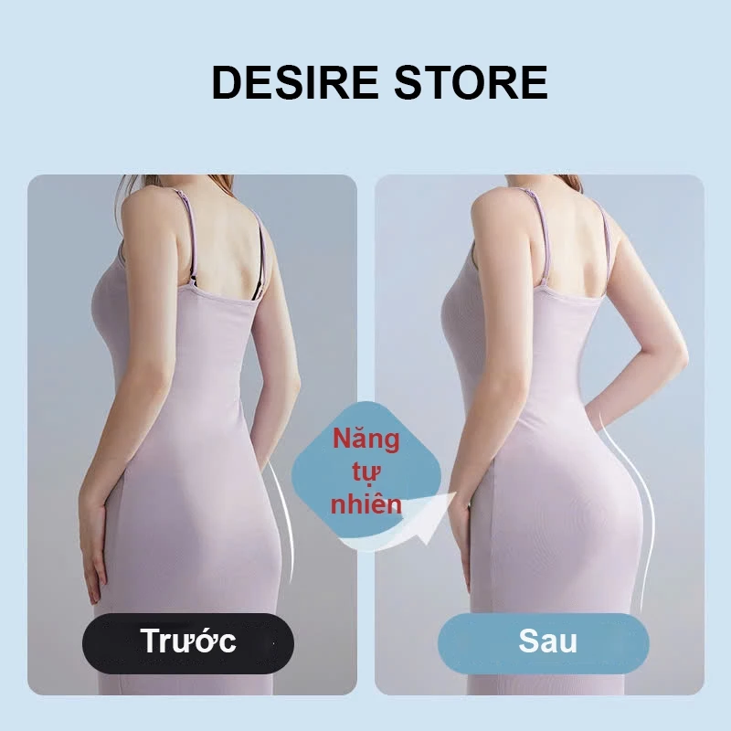 Desire Store, Quần đùi độn mông hách dáng dày 1.8cm chất su lụa lạnh không đường may DESIRE QL-3089 image 7 of 11