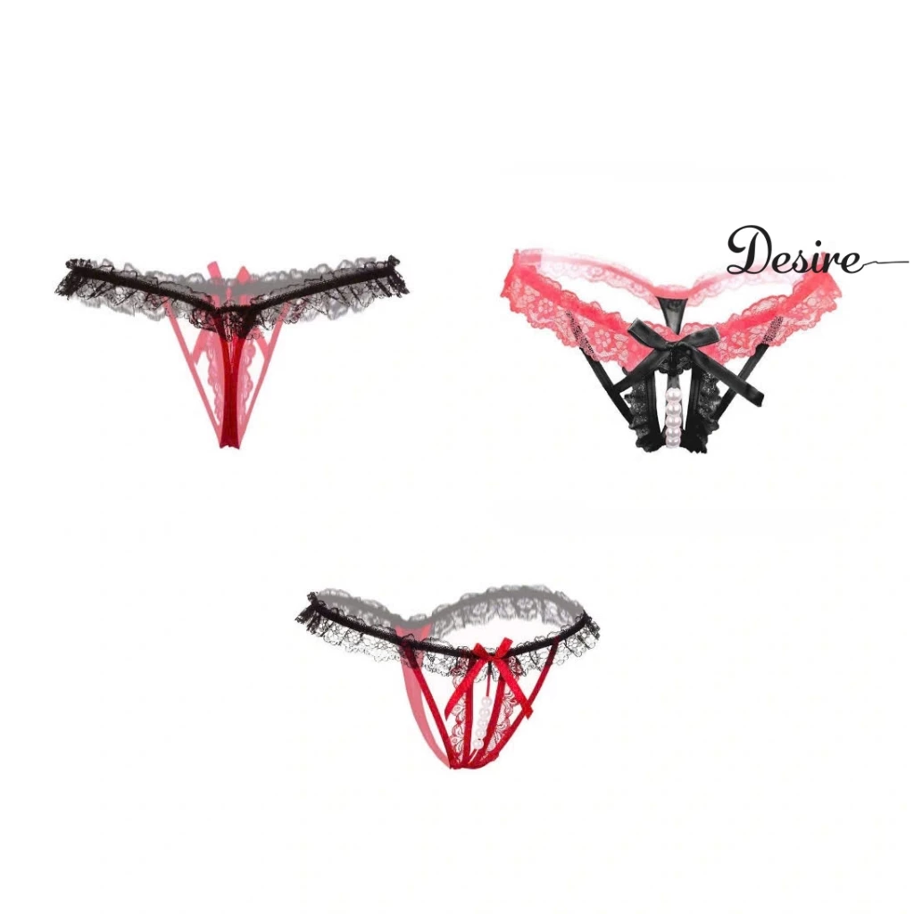 Desire Store, Quần lót nữ ren xuyên thấu Quần lót lọt khe Desire QL-2167 - Màu ngẫu nhiên, 3 quần image 9 of 9