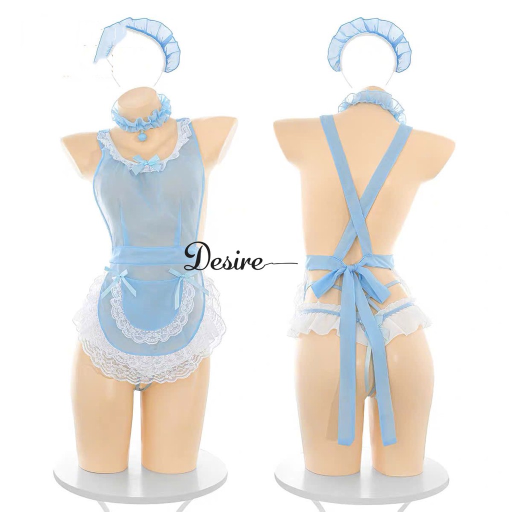 Desire Store, 9687 Bộ Cosplay Cô hầu gái ngọt ngào sexy đầy đủ phụ kiện DESIRE image 7 of 16