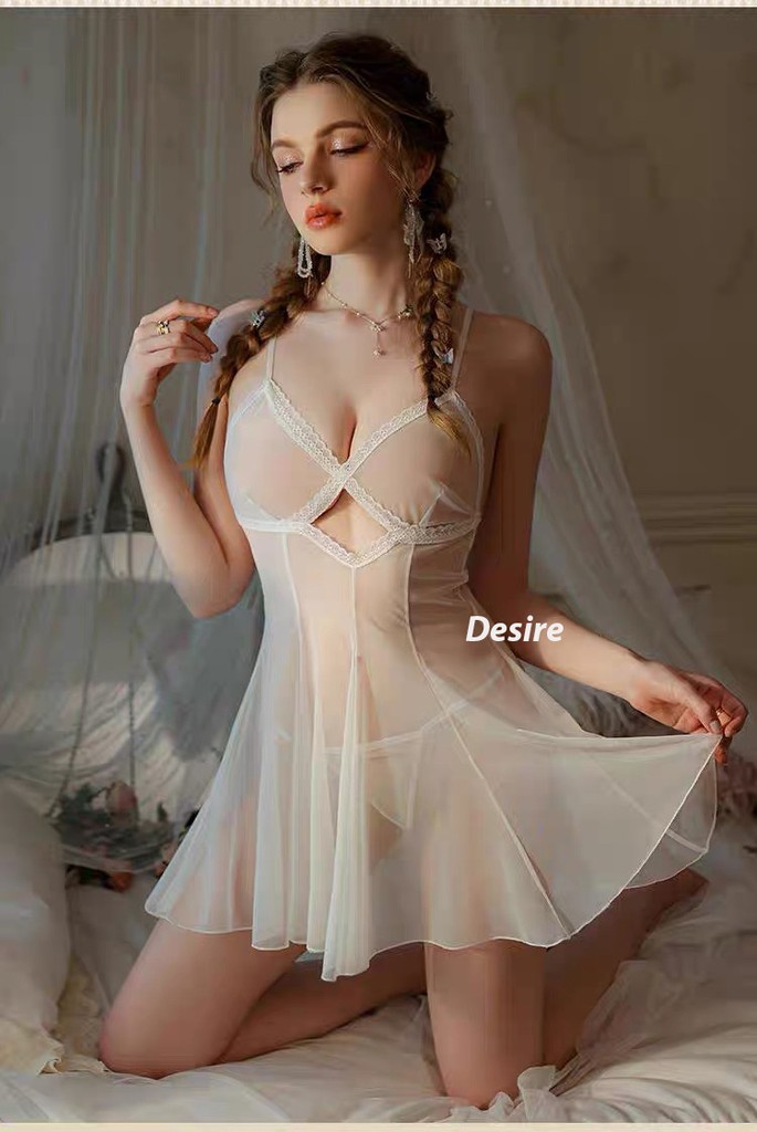 Desire Store, Váy ngủ ren xuyên thấu sexy kèm chip DESIRE VN-8738 image 5 of 12