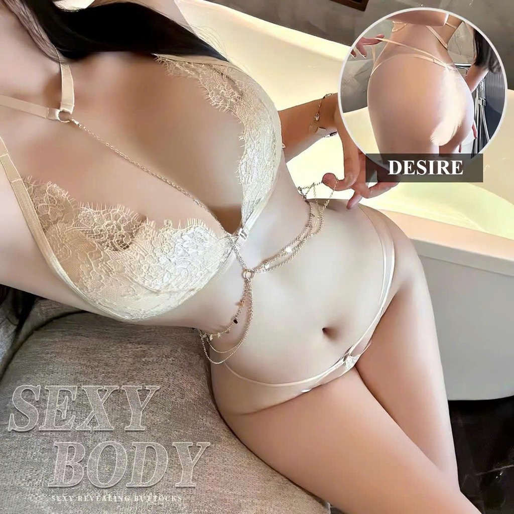 Desire Store, 9484 Bộ Lót Ren Cao Cấp Phối Charm Dây Eo Ôm Dáng Sexy Gợi Cảm DESIRE image 7 of 12