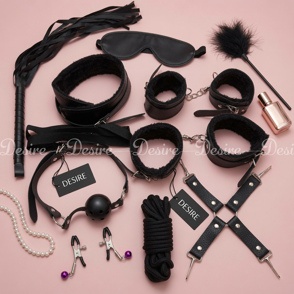 Desire Store, Bộ đồ chơi BDSM 9 món sexy - Đồ chơi tình dục DESIRE  - Bộ BDSM 10 món image 11 of 13